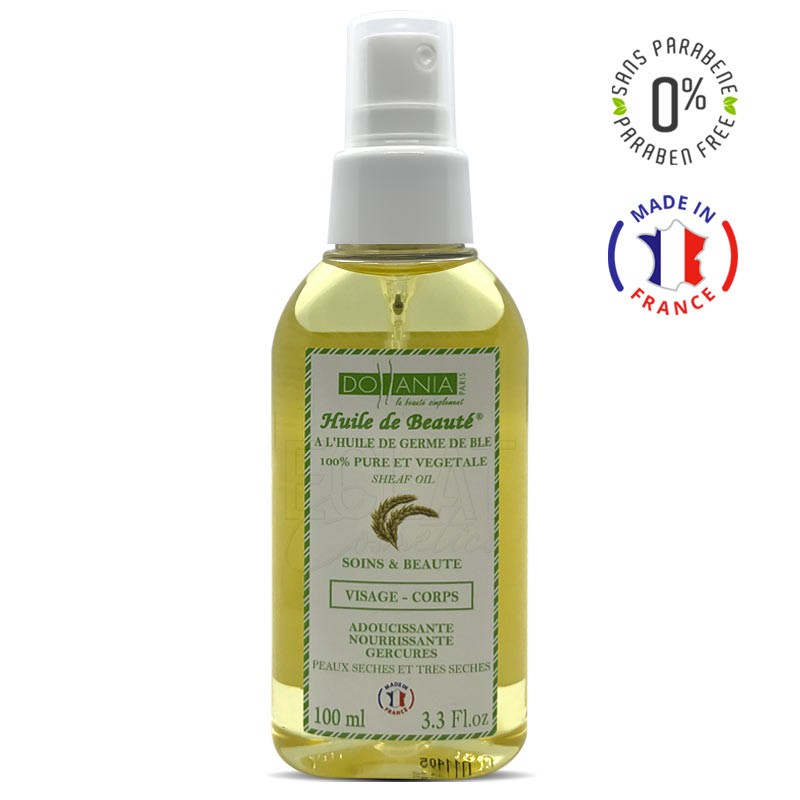 Dollania - L'huile de Germe De Blé - Visage Et Corps - Peaux Sèches à Très Sèches