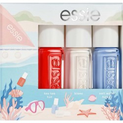 Mini Vernis Essie - Essie Too too Hot - Essie blanc - Essie Saltwater happy