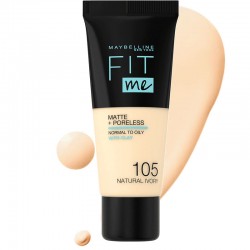 Fond de Teint Ivoire Naturel FIT ME MATTE & PORELESS - MAYBELLINE