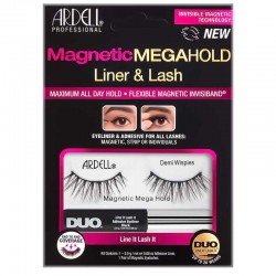 MegaHold Demi Wispies & Duo Colle Liner Noir - Ardell