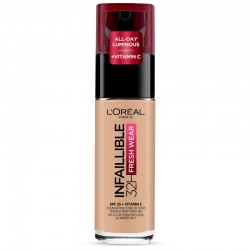 Lin Rose Infaillible 32h  Fond de Teint   Fresh Wear - L'Oréal Paris